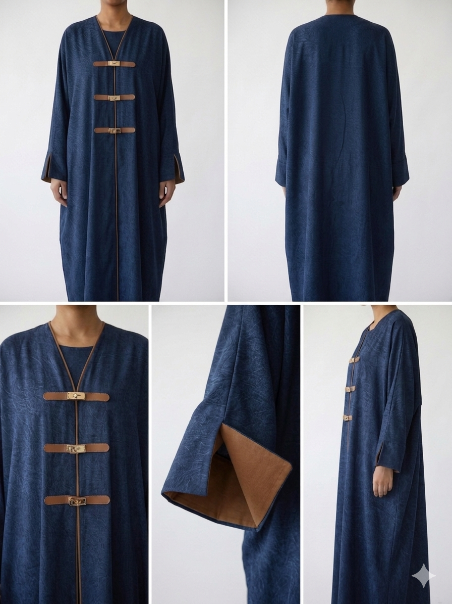 Axis Buckle Bahraini Abaya