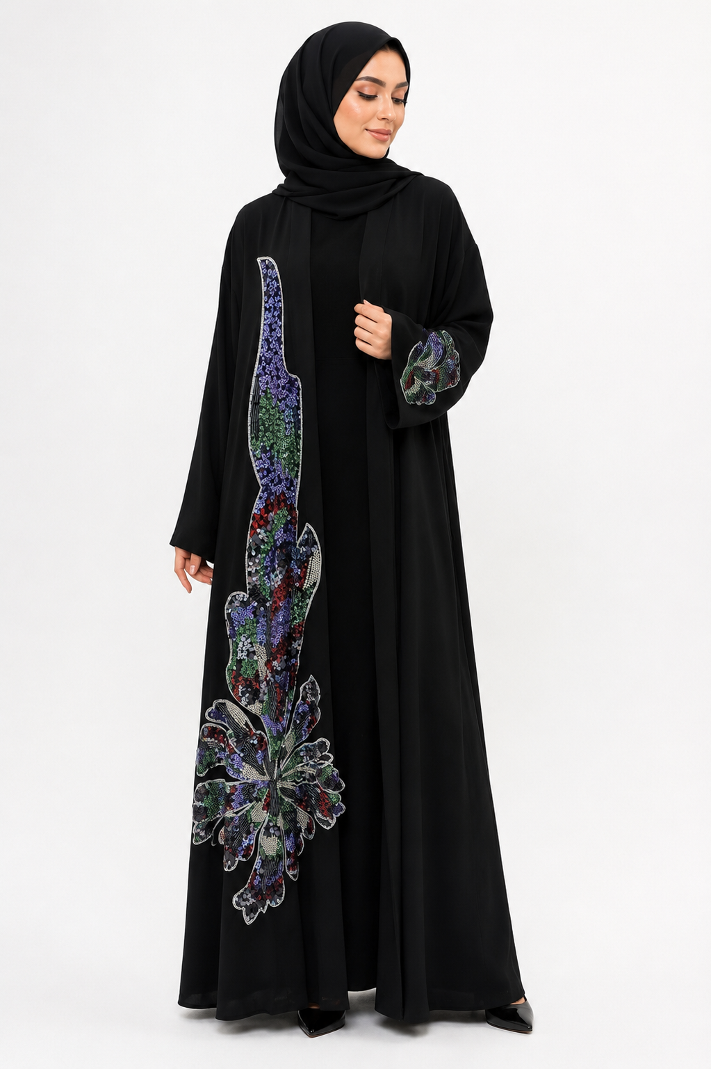 Medina Mosaic Abaya - Open Abaya