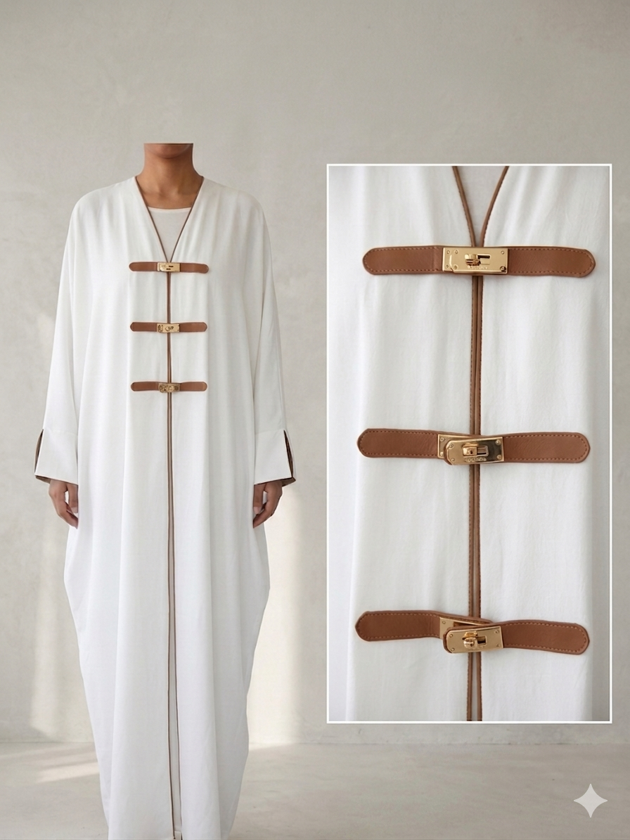 Axis Buckle Bahraini Abaya