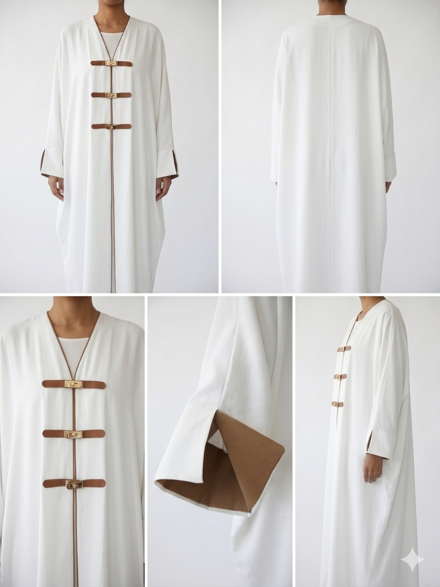 Axis Buckle Bahraini Abaya