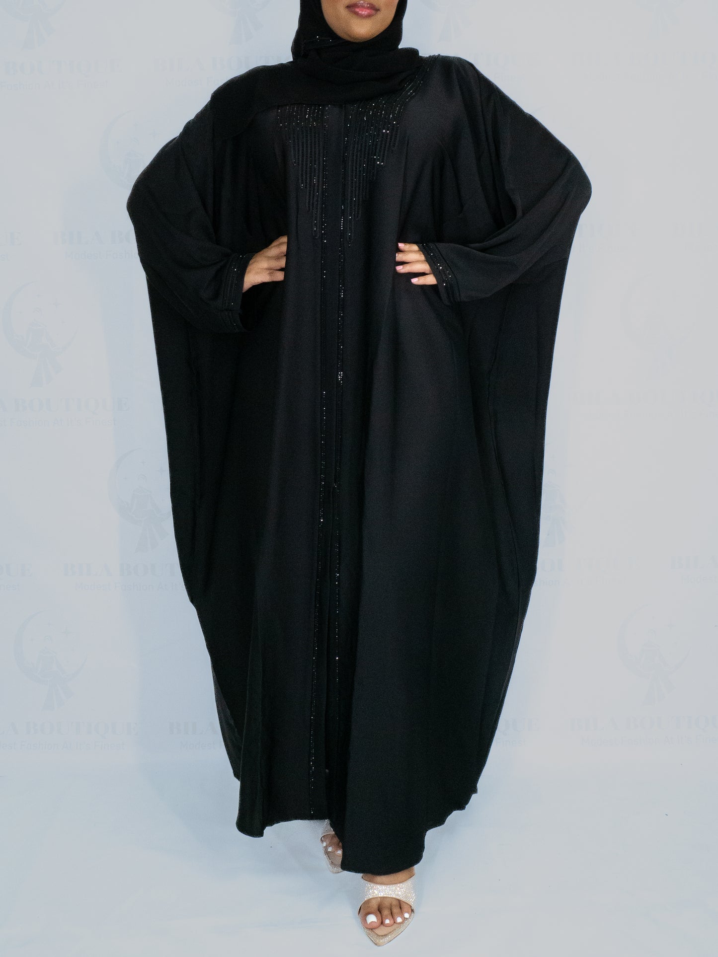 Black Batwing Abaya
