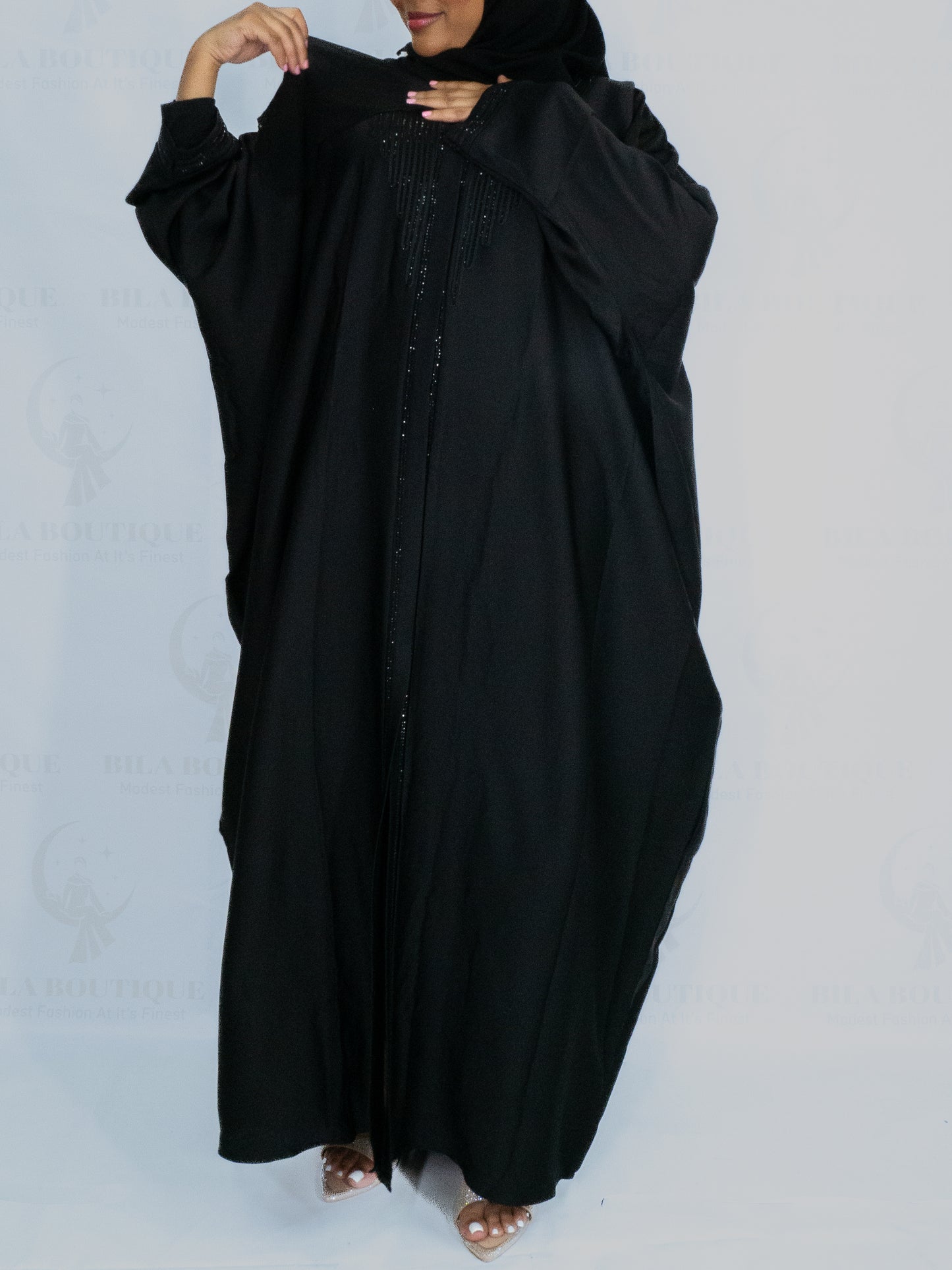 Black Batwing Abaya